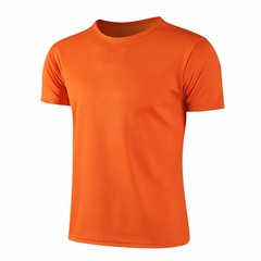 Mens Workout T Shirt Quick Dry Breathable Athletic Running Gym Fitness Top