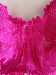 Lacy Cerise Bra Size 38L