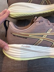 Asics Gel-Cumulus 27 Running Shoes Men’s 11W WIDE Taupe Gray