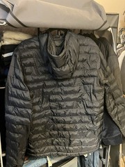 32 Degrees Black Navy Puffer Jacket Size Small