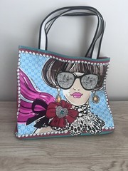 Brighton Sparkle and Shine Canvas Tote NWT Large Beach or Shopping Bag by Clancy