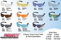 ZTEK ANSI UV Z87+ Work Eyewear Lightweight Sunglasses Protective Safety Glasses