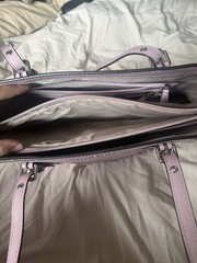 Michael Kors Voyager Tote Bag Lavender Mist w/ Silver Hardware