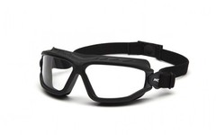 Pyramex Toser GB10010TM Clear H2MAX Anti-Fog Lens with Black Strap (Qty. 12)