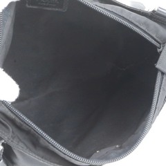 PRADA Tessuto Nylon Triangle Logo Shoulder Bag Crossbody Messenger Bag Black