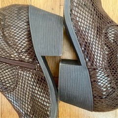 True Craft | Western Cowgirl Faux Snakeskin Zip Closure Ankle Boots 2.25in Heel