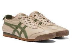 Onitsuka Tiger Mexico 66 SD 1183A872-254 Beige Green Leather Shoes New Box