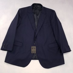 Jos A Bank Reserve Vitale Barberis Suit Jacket Mens 52R Navy Wool Two Button NEW