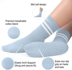Lot 1-4 Pairs Mens Womens Ankle/Quarter Crew Yoga Sport Casual Cotton Socks US