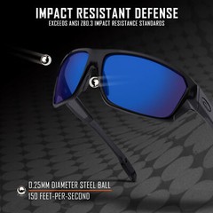 Anti Scratch Polarized Replacement Lenses for-Oakley Batwolf OO9101 Options
