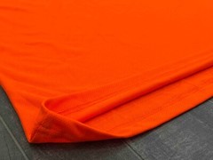 DRI-FIT Hoodie Long Sleeve T-Shirts, UPF 50+ Sun Protection Hooded SAFETY ORANGE