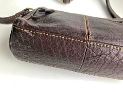 C&A ladies bag shoulder bag crossbody brown leather