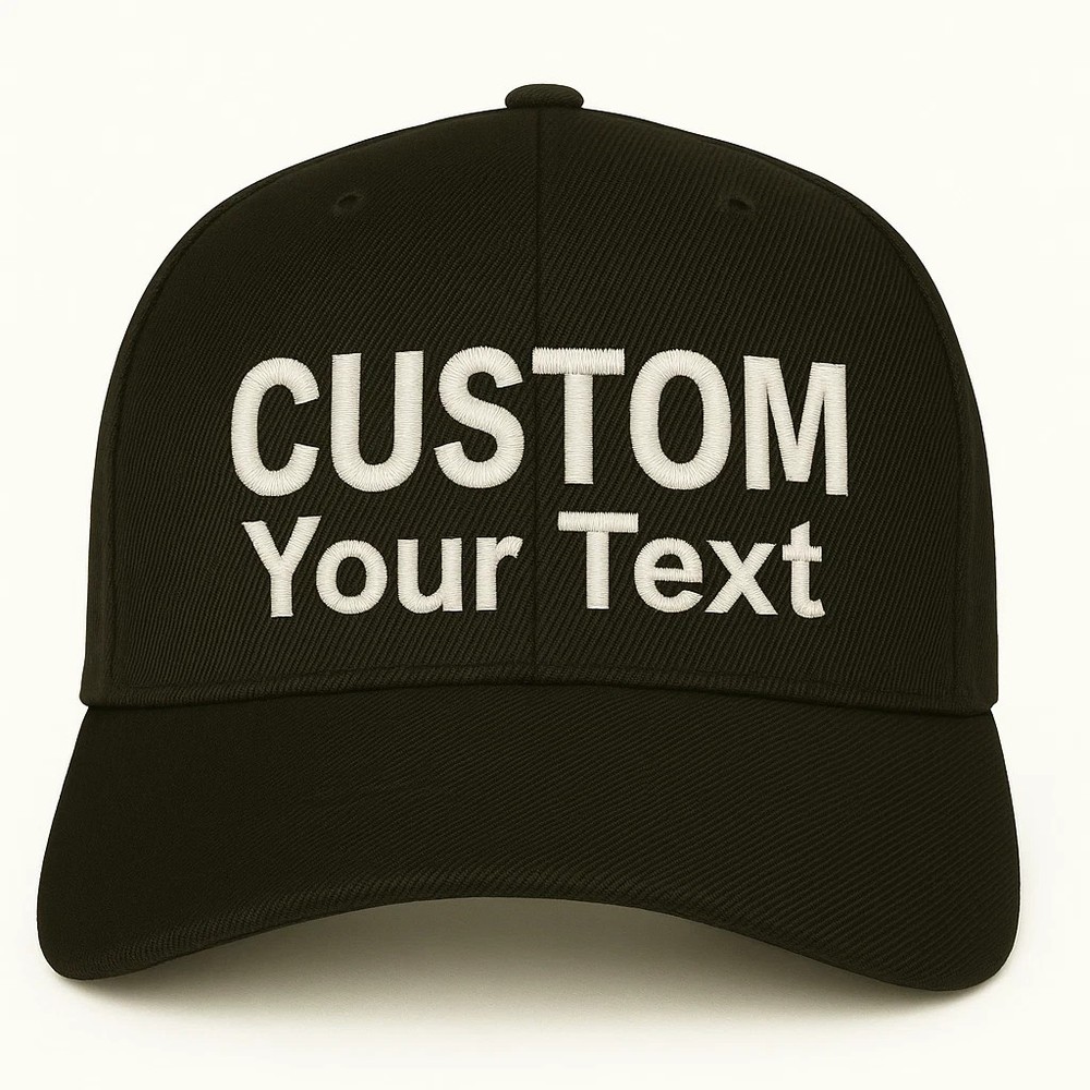 Custom Embroidered Baseball Cap Personalized Text Dad Hat with Your Own Message