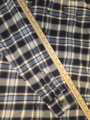JACHS NY Flannel Plaid Blue Size L Button Up Long Sleeve Shirt