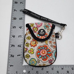 California Leash Company Neoprene 2 Small Wallets Wrist Loop Waterproof Daisies