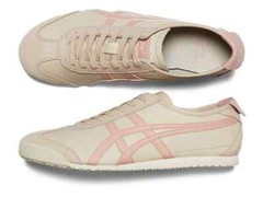 Onitsuka Tiger Mexico 66 1183A201-254 Cream Pink Leather Shoes New Box