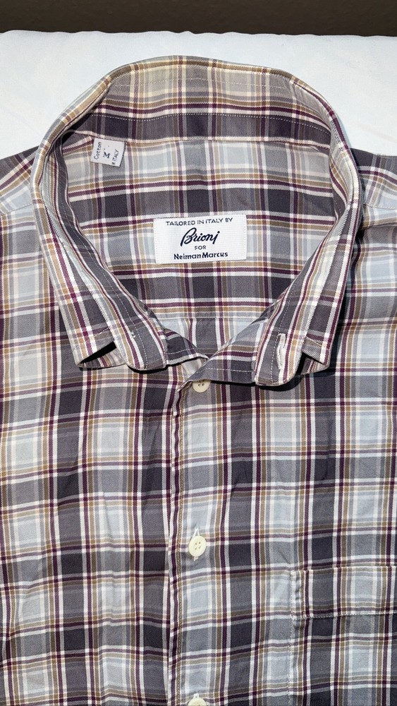 Brioni Plaid Shirt