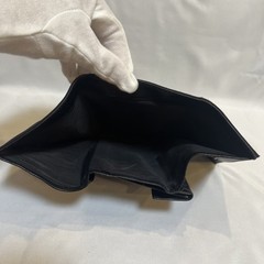 PRADA Tessuto Triangle logo Trifold Wallet Nylon Black