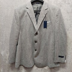 Stafford Linen Cotton Herringbone Sport Coat Blazer 42 To 52 S,R, L Multi Color