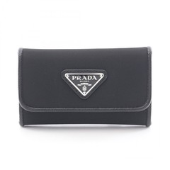 Prada UZO TESSUTO Saffiano Leather Key Case – DUTY FREE