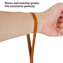 USA Leather Buckle Wrist Strap Replacement Hands-Free Wristlet for Purse Wallets