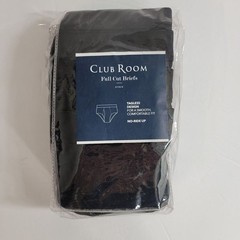 Club Room 8 Pack Briefs Mens Small 29-31 Black Full Cut Tagless No-Ride Up NEW