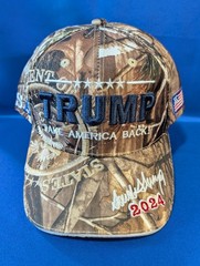 2024 TRUMP “TAKE AMERICA BACK” CAMO HAT * EMBROIDERED * RARE * EXCELLENT