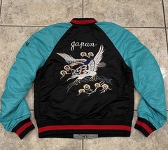 NEW NWOT Womens S Alpha Industries MA-1 Bomber JAPAN SOUVENIR Reversible Jacket