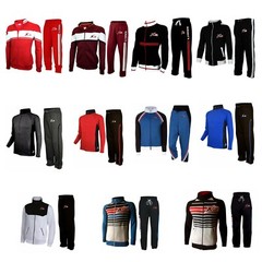 X-2 Men’s Full Sports Fleece Tracksuit Sets All Season Zip Jacket Pants Joggers