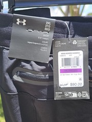 Men’s Size 2XLUnder Armour Sportswear Men’s Woven Cargo Shorts 1388018 001 Black