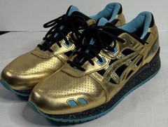 ASICS GEL-Lyte III Men’s Low Top Lace-Up Sneaker Gold/Black/Blue H63KK