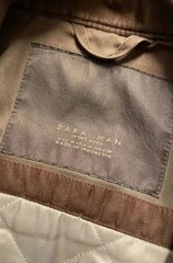 Zara Wax Jacket Size M Olive Green Khaki Vintage Wax Jacket Field Jacket Heritage