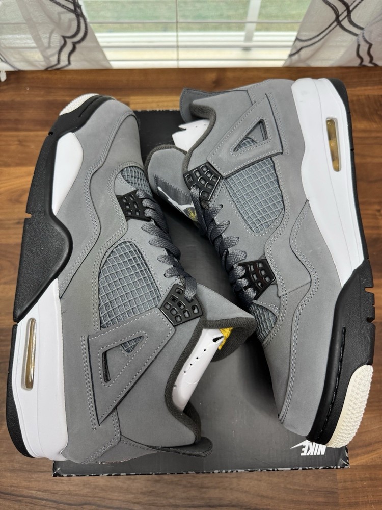 Nike Air Jordan 4 Retro Low Cool Grey 308497-007 Men’s Sz 10.5 No Box