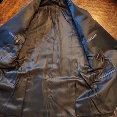New Egara Tuxedo Jacket 38L Peak Lapel Brocade Dual Vent Dinner Jacket NWT -PROM