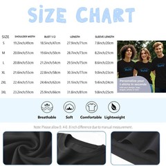 Personalized T-Shirt Custom Photo Text Logo Gift Unisex Cotton S-3XL Fast Ship
