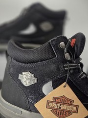 NEW Harley Davidson Women’s 8.5 Waites Leather Mesh 4″ Boot Composite Safety Toe