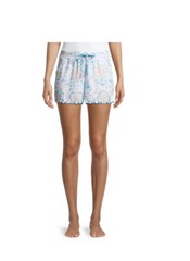 Secret Treasures Women’s Varies Colors Sleep Drawstring Mid-Rise Relaxed Shorts