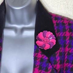 Koret Vintage 80s 90s Houndstooth Cropped Blazer