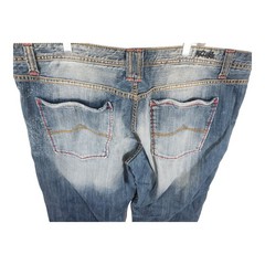 VTG Y2K Azzure Mens 44×31 Blue Baggy Denim Jeans Hip Hop Skater JNCO Style 90s