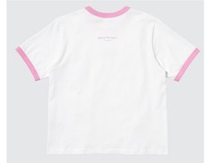 Ai Yazawa UT Uniqlo Japan Limited Ringer T-Shirt White Pink Trim Size M New