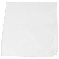 Balec 12 Pack of Blank Plain White Bandanas for Men and Women by the Dozen