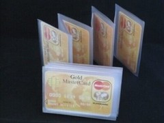 New WALLET INSERTS SET OF 2 ACCORDIAN STYLE CARD PICTURE HOLDER