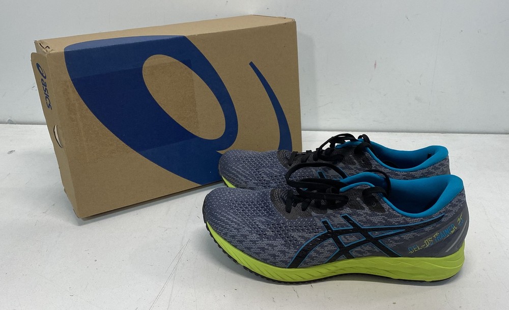 ASICS Gel-DS Trainer 25 Grey Blue Hazard Green Running Shoes Men’s Size 8