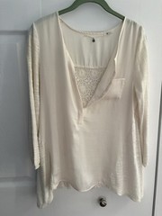 Anthropologie Crochet Blouse