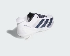 NWT adidas Adizero Electric Mens Football Cleats White Navy Blue IE6290 Sz 9