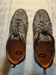 O’Rageous Mens SlipOn Casual Shoes, Sz 10 Brown Orange Adjustable Lace Pre-Owned