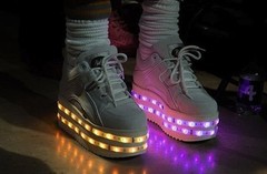 LIGHT up “your” SHOES fits any size 5 6 7 8 9 10 11 12 13 14 15 .5 cut to fit