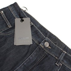 Camouflage NWT Jeans Size 52 ~34 US Solid Dark Blue Cotton Blend Denim