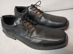Dockers Men’s Manvel Casual Oxfords 90-33504 Black Leather Lace Up Size 13 Med