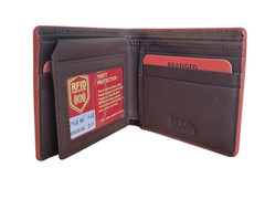 Hand Tooled Genuine Leather Bifold Wallet – Leather RFID Men Wallet Sunflower